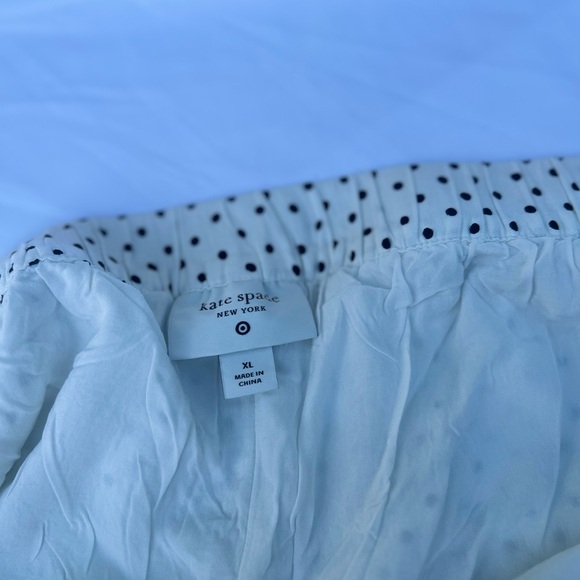 NWT Womens Mini Polka Dot Linen Flared High Rise Shorts kate spade Target XL - Picture 4 of 9